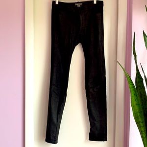 Vince real leather pants snakeskin embossed size 2